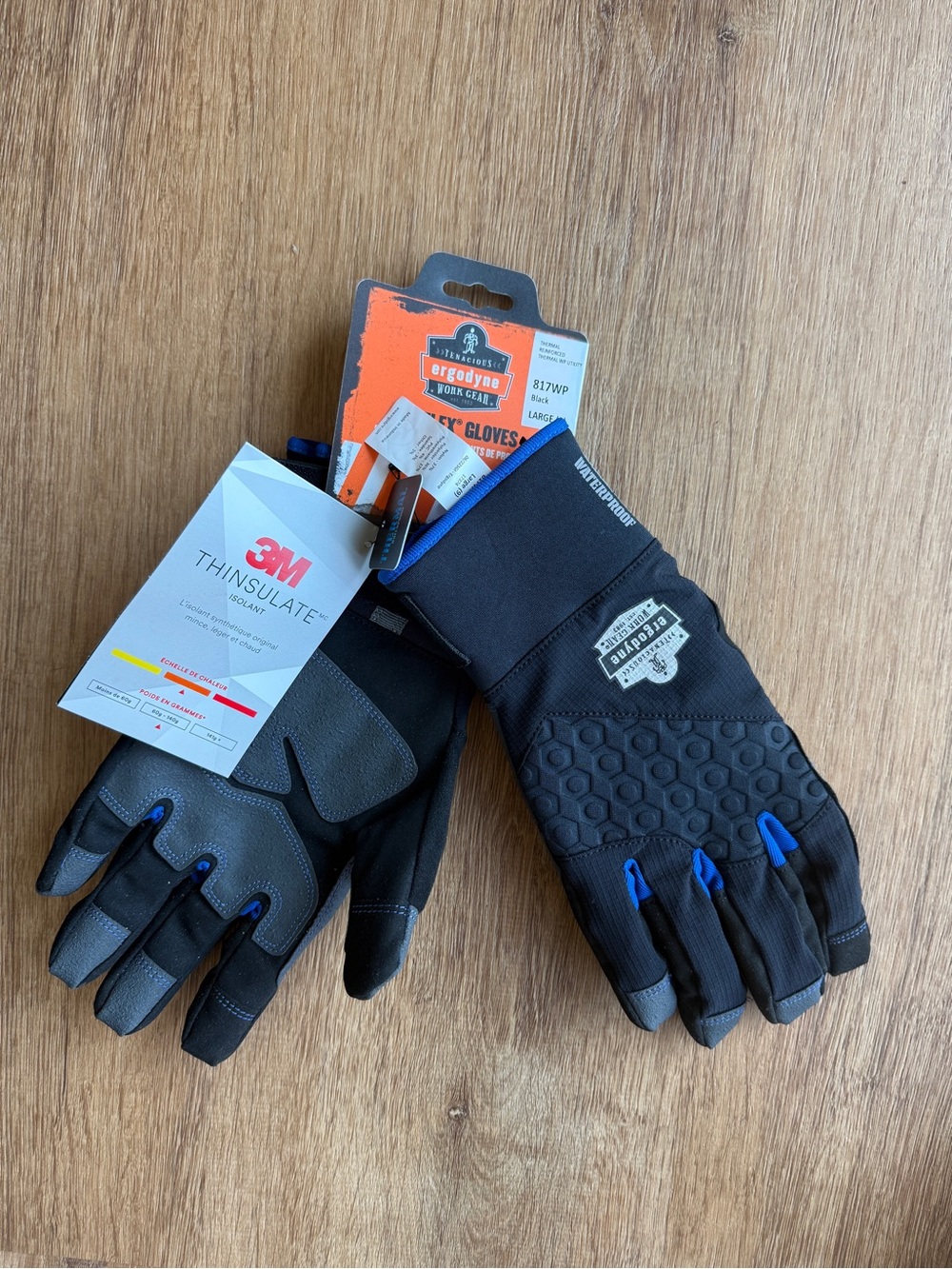 Ergodyne 817 ProFlex Reinforced Thermal Utility Gloves Mechanic's Work Gloves L